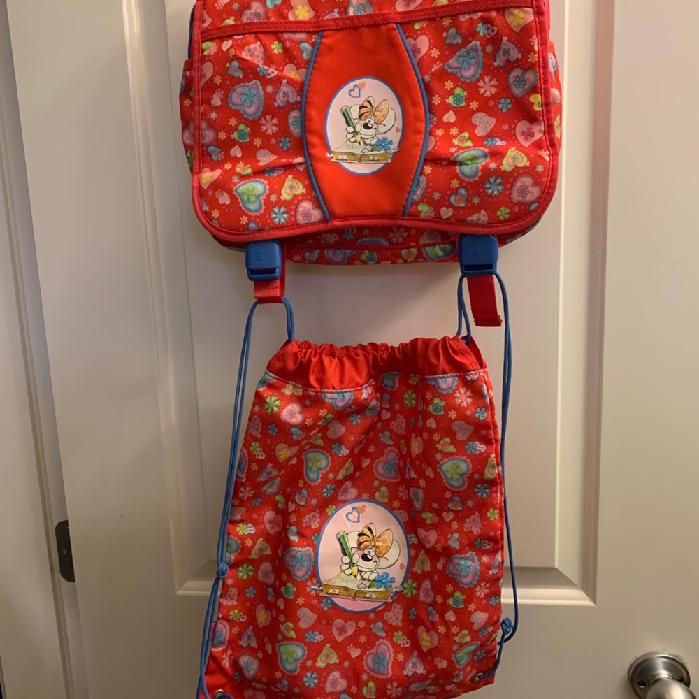Cute kids shoulder bag + gym bag